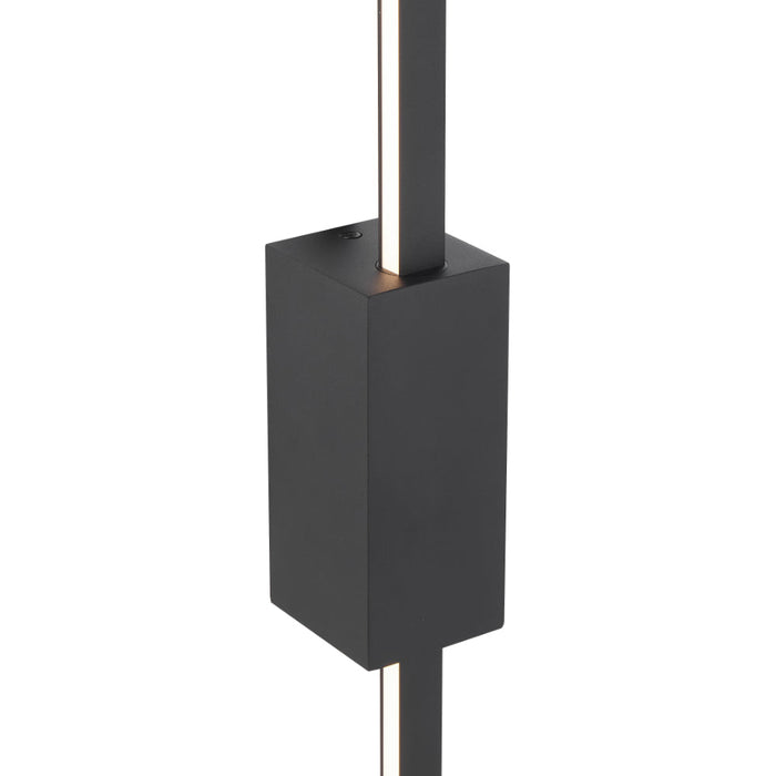 Madras 900mm LED Wall Light 12W 3000K Black - MADRAS WB90-BK