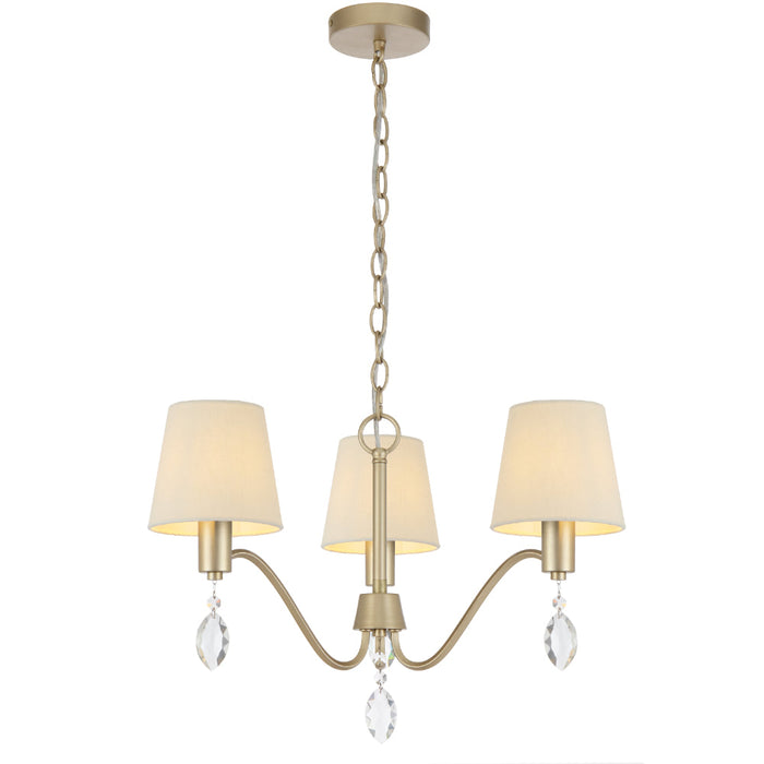 Malvern 3 Light Pendant Antique Silver - MALVERN PE03-AS