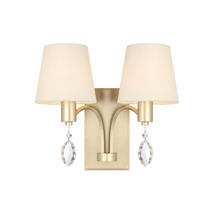 Malvern 2 Light Wall Light Antique Silver - MALVERN WB2-AS