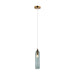 Buy Pendant Lights Australia Mange Pendant Light Cylinder Blue Glass - MANGA3