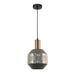 Buy Pendant Lights Australia Interior Glass Jar With Quadrilateral Segment 1 Light Pendant Matt Gold - MARACA5