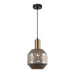 Buy Pendant Lights Australia Interior Glass Jar With Quadrilateral Segment 1 Light Pendant Matt Gold - MARACA5