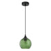 Buy Pendant Lights Australia Marbre 1 Light Pendant Green Wine Glass Wavy Glass- MARBRE2
