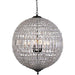 Buy Chandeliers Australia Marseilles Large 3 Light Crystal Ball Bronze - 1000810