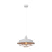 Buy Pendant Lights Australia MATRIX Iron Dome & Cage 1 Light Pendant White - MATRIX-W
