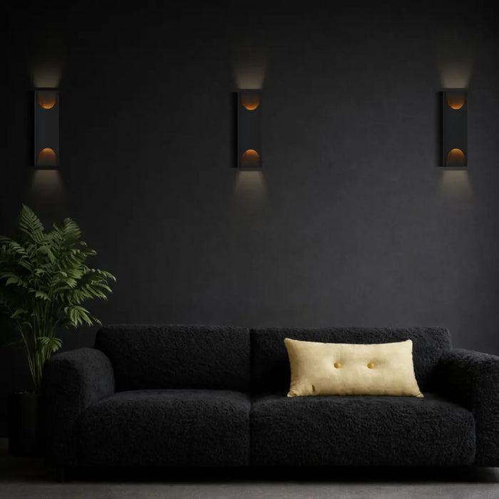 Mazal Wall Light Black - MAZAL WB-BK