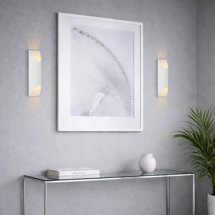 Mazal Wall Light White - MAZAL WB-WH