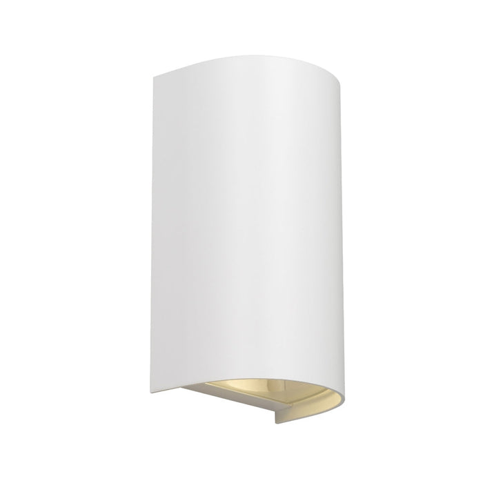 Miro Polycarbonate Up & Down Exterior Wall Light White - MIRO EX2-WH