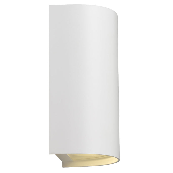 Miro Polycarbonate Up & Down Exterior Wall Light White - MIRO EX2-WH