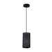 Buy Mini Pendants Australia MODELLO Embossed Oblong 1 Light Pendant Black - MODELLO2