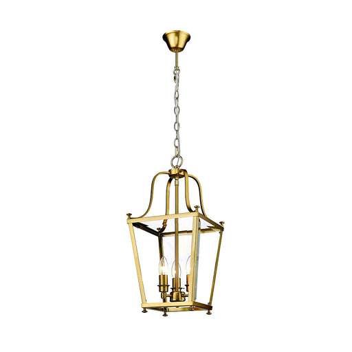 Buy Ceiling Lanterns Australia Montana Ceiling Lantern 3 Lights Satin Brass Aluminium - 1000651