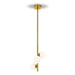 Buy Pendant Lights Australia Moran 3 Light Pendant Antique Gold Metal / Opal Matt Glass - MORAN PE03-AGOP