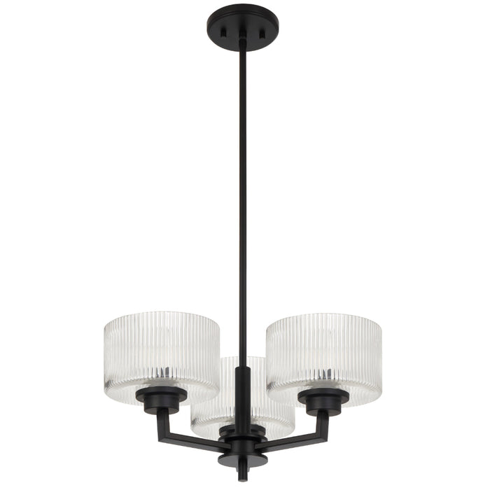 Moreno II 3 Light Pendant Black - MORENO2 PE3-BK