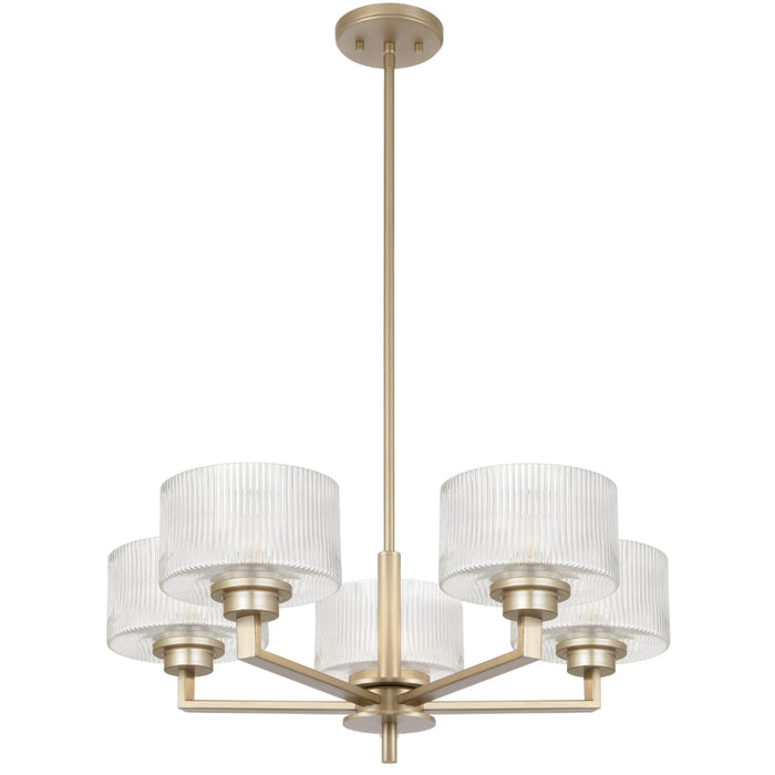 Moreno II 5 Light Pendant Antique Silver - MORENO2 PE5-AS