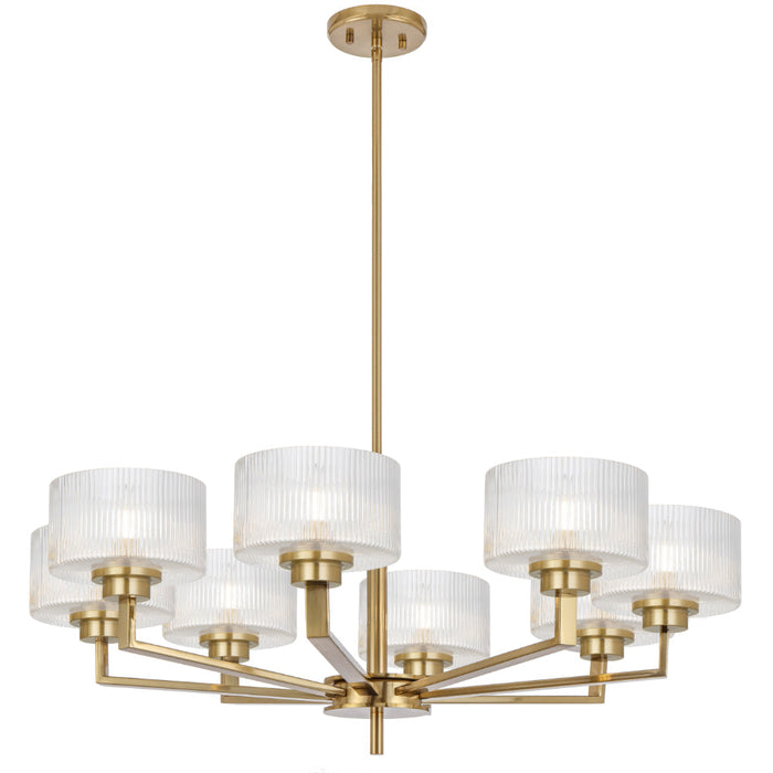 Moreno II 8 Light Pendant Antique Gold - MORENO2 PE8-AG