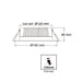 Buy Recessed Downlights Australia MOTION LED Recessed Sensor Downlight 15W 5000K - MOTION4