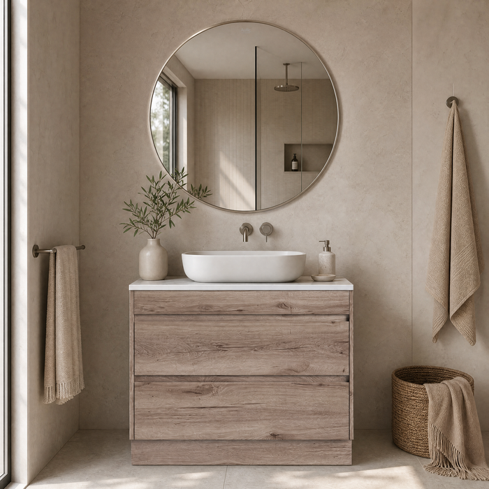 Max 750mm Floorstanding Stone Top With Undermount Basin
