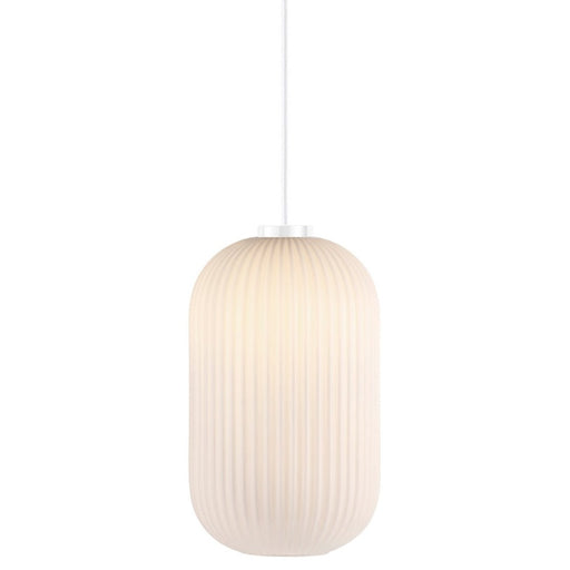 Buy Pendant Lights Australia Milford Pendant Light W200mm White Metal - 46573001