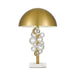 Buy Table Lamps Australia Narvik Table Lamp Antique Gold / White Marble - NARVIK TL-AGCL
