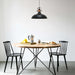 Buy Pendant Lights Australia NARVIK Black Dome With Copper Highlight 1 Light Pendant - NARVIK2