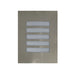 Buy Exterior Wall Lights Australia NED Exterior Surface Mounted Wall Light Grilled 316 Stainless Steel IP54 - NED02