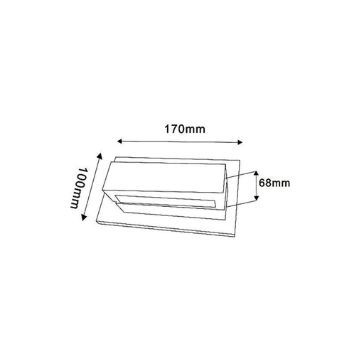 Buy Wall Sconce Australia CITY NEW YORK LED Interior Surface Mounted Wall Light 6W 3000K - NEW YORKG2