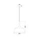 Buy Pendant Lights Australia NORDIC Angled Dome Pendant Light Small Black - NORDIC2