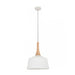 Buy Pendant Lights Australia NORDIC Angled Dome Pendant Light Small White - NORDIC1