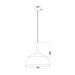 Buy Pendant Lights Australia NORDIC Angled Dome Pendant Light Large White - NORDIC5