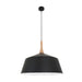 Buy Pendant Lights Australia NORDIC Angled Dome Pendant Light Large Black - NORDIC6
