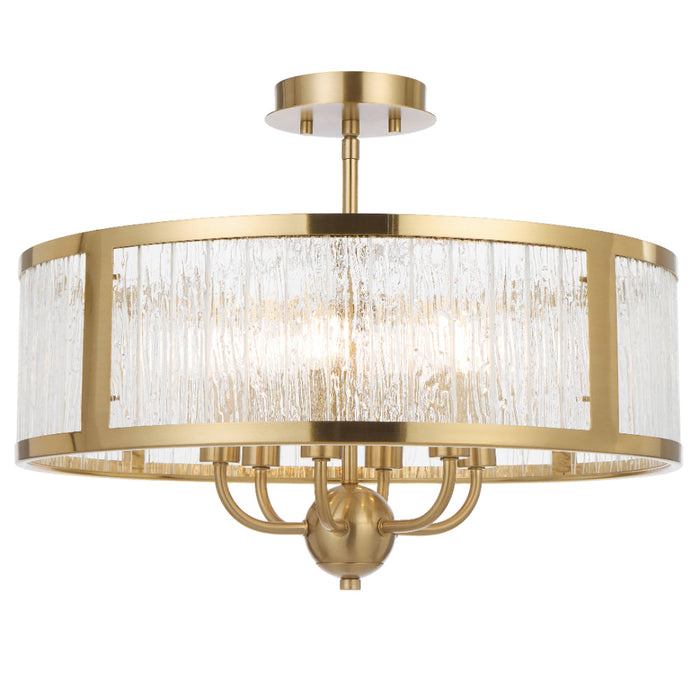 Norel 6 Light Pendant Antique Gold - NOREL PE6-AG
