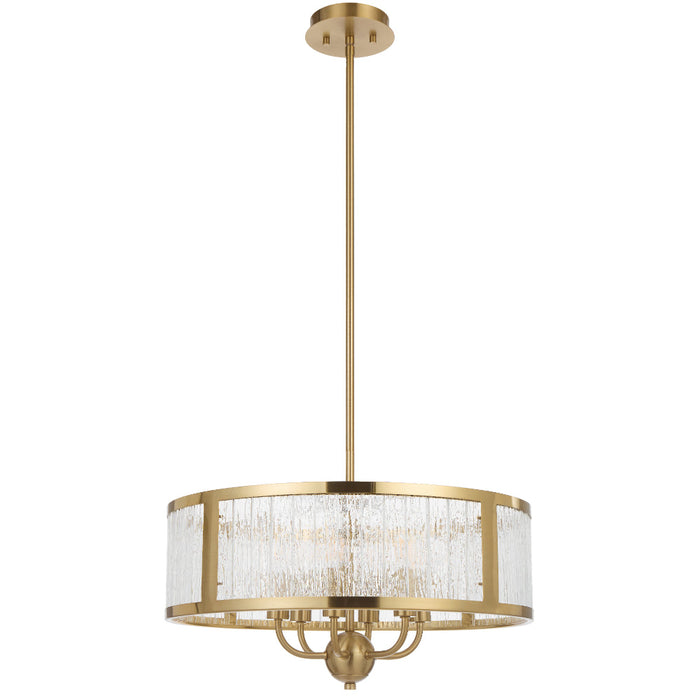 Norel 6 Light Pendant Antique Gold - NOREL PE6-AG