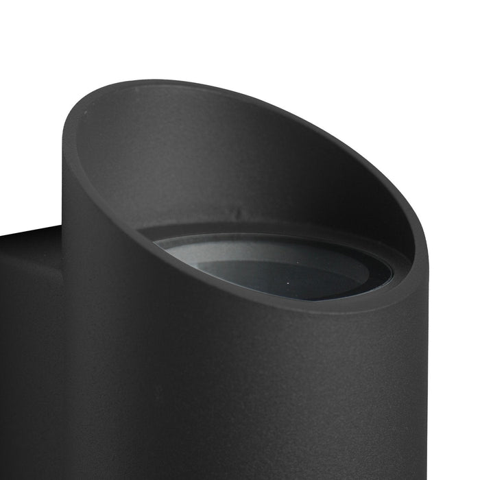 Nico Up & Down Round Wall Light Black - 2218231003
