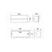 Buy Exterior Wall Lights Australia Ogatri Recessed Exterior Wall Light Dark Grey Polycarbonate 3CCT - OGATRI1