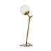 Buy Table Lamps Australia Ohh 1 Light Table Lamp Antique Gold & Opal Matt - OHH TL-AGOM