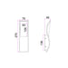 Buy Exterior Wall Lights Australia OLA Exterior LED Wavy Rectangular Wall Light Dark Grey 7W 3000K IP65 - OLA01