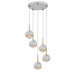 Buy Cluster Pendants Australia Oneta 5 Lights Pendant Lights White Iron - ONETA PE05-WHCL