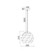 Buy Pendant Lights Australia Interior Small Dome Carved 1 Light Pendant Matt Grey - ORIGAMI3