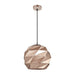 Buy Pendant Lights Australia Interior Large Dome Carved 1 Light Pendant Rose Gold - ORIGAMI5