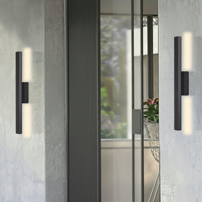 Ostel LED Wall Light 14W Tri Colour Black - OSTEL EX1-BK