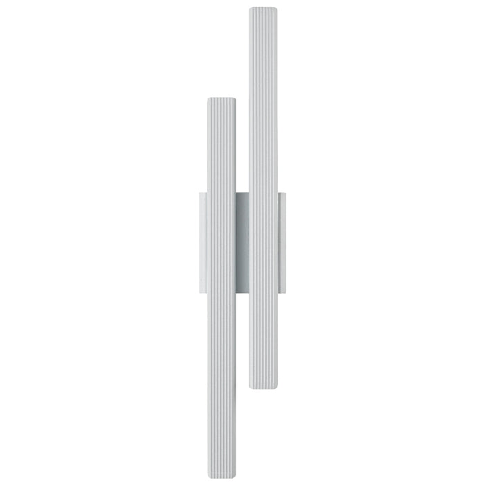 Ostel LED 2 Light Wall Light 20W Tri Colour White - OSTEL EX2-WH
