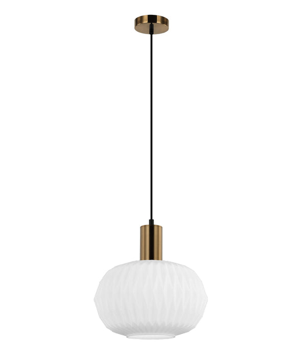 Papel Dome Glass Pendant Light Opaque Glass - PAPEL2