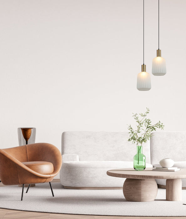 Papel Jar Glass Pendant Light Translucent Glass - PAPEL3