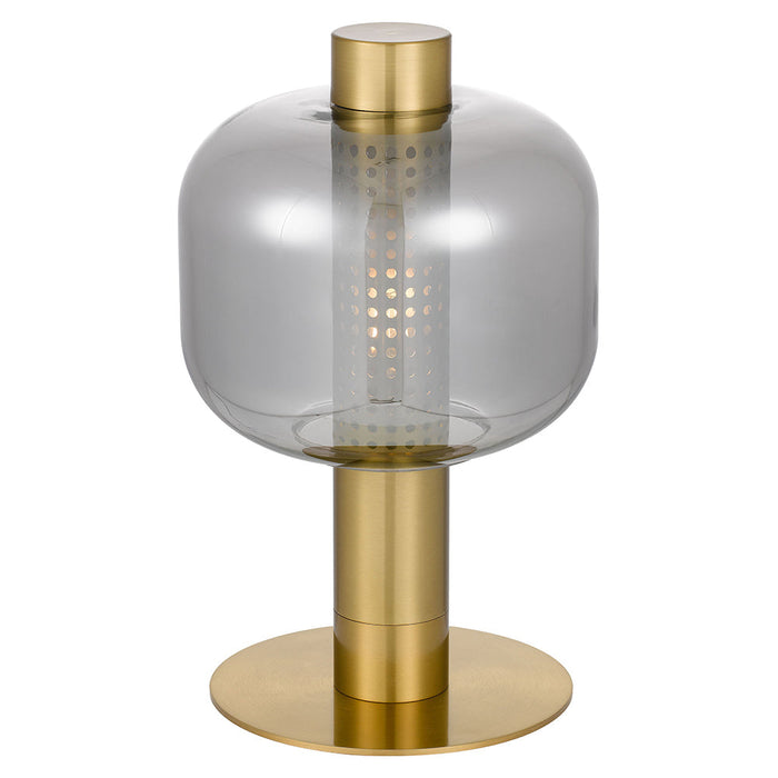 Buy Table Lamps Australia Parola 1 Light Table Lamp Gold / Smoke - PAROLA TL-GDSM