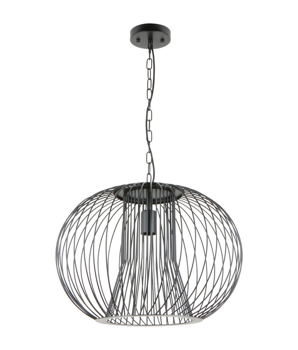 Parrilla Round Cage Pendant Light Matte Black - PARRILLA5