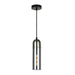 Buy Mini Pendants Australia PASTILLE Round Top Cylinder 1 Light Pendant In Satin Chrome With Smoke Glass - PASTILLE1