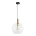 Buy Pendant Lights Australia Interior Clear Wine Glass Shape With Bronze Highlight 1 Light Pendant - PATERA1