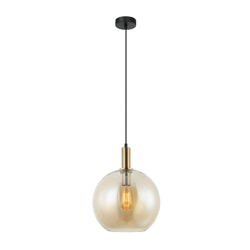 Buy Pendant Lights Australia Interior Amber Wine Glass Shape With Bronze Highlight 1 Light Pendant - PATERA3