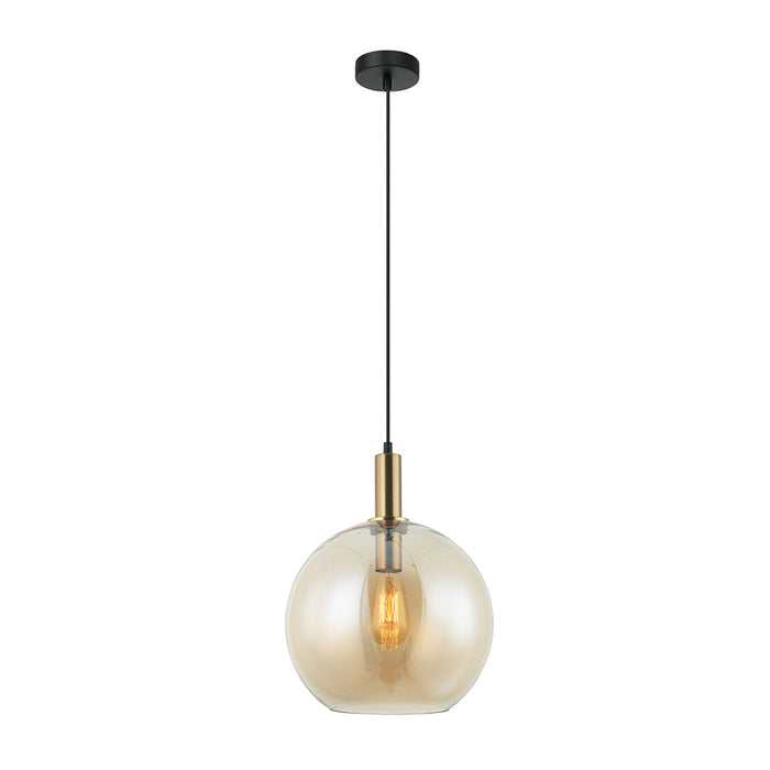 Buy Pendant Lights Australia Interior Amber Wine Glass Shape With Bronze Highlight 1 Light Pendant - PATERA3