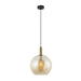 Buy Pendant Lights Australia Interior Amber Wine Glass Shape With Bronze Highlight 1 Light Pendant - PATERA3